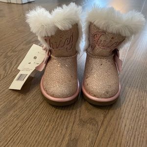 Juicy Couture fur lined booties